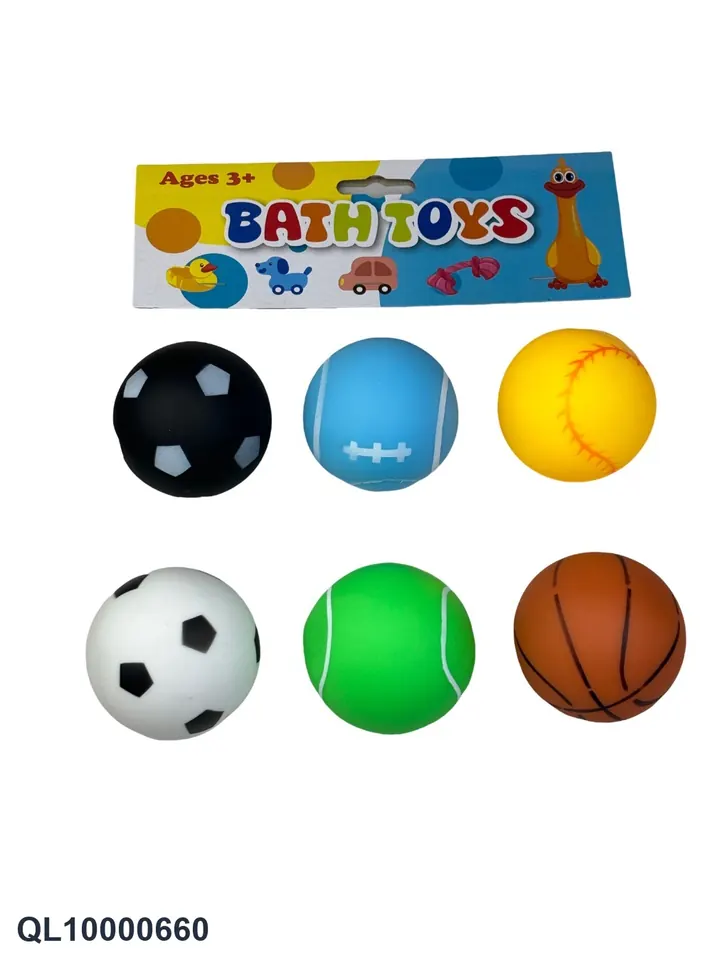 Bathroom Water Enamel Ball PVC Header Bag wholesale from Qili Toys