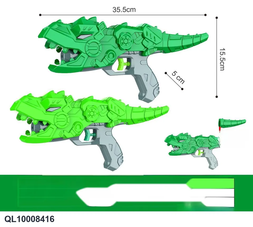 Dinosaur Single Water Gun PP Header Bag wholesale from Qili Toys