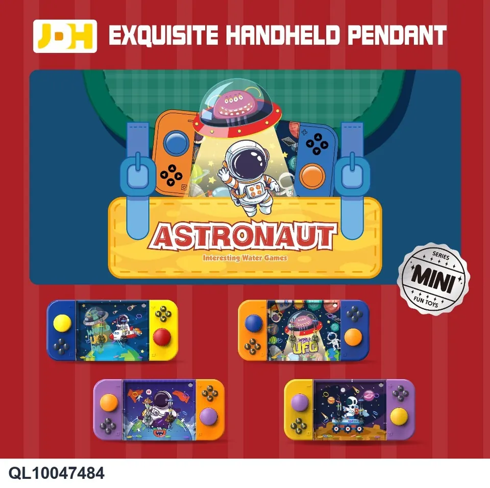 Mini Handheld Astronaut Theme Water Machine OPP Bag wholesale from Qili Toys