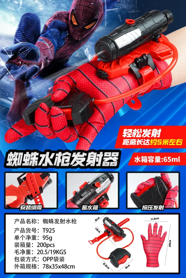 Spider-Themed Water Gun OPP Bag wholesale from Qili Toys