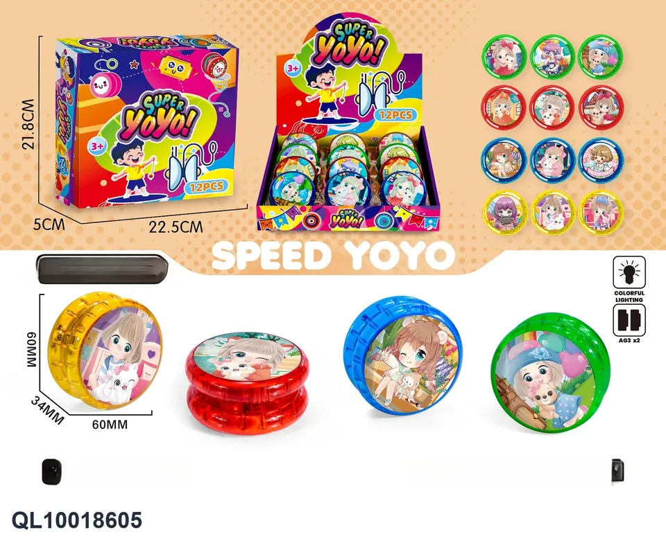 Anime Girl Yo-Yo Display Box wholesale from Qili Toys