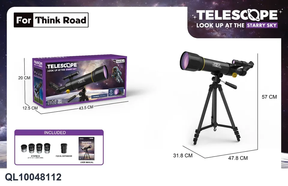 Astronomical Telescope Color Box wholesale from Qili Toys