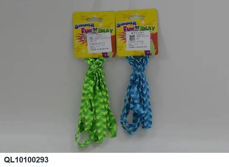 Chinese-Style Jump Rope, With Two-Colored Rubber Bands, 1.8 Meters Long. Hang Card wholesale from Qili Toys