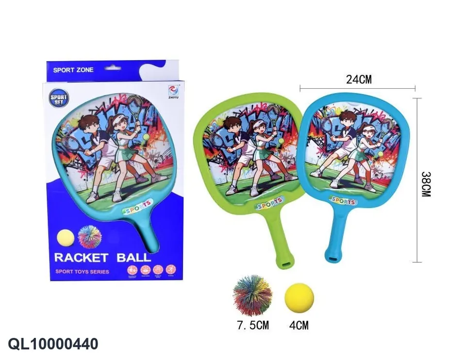 Elastic Cloth Racket Color Box wholesale from Qili Toys