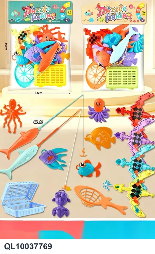 Fishing Story PVC Header Bag wholesale from Qili Toys