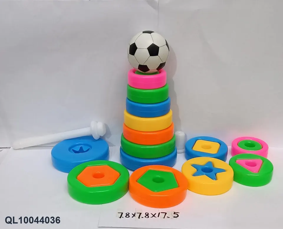 Intelligent Set Of 7-Layered Small Football Hang Card + Mesh Bag wholesale from Qili Toys