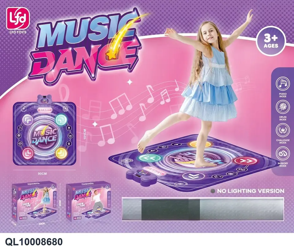 Music Dance Mat (Single-Light Version) Color Box wholesale from Qili Toys
