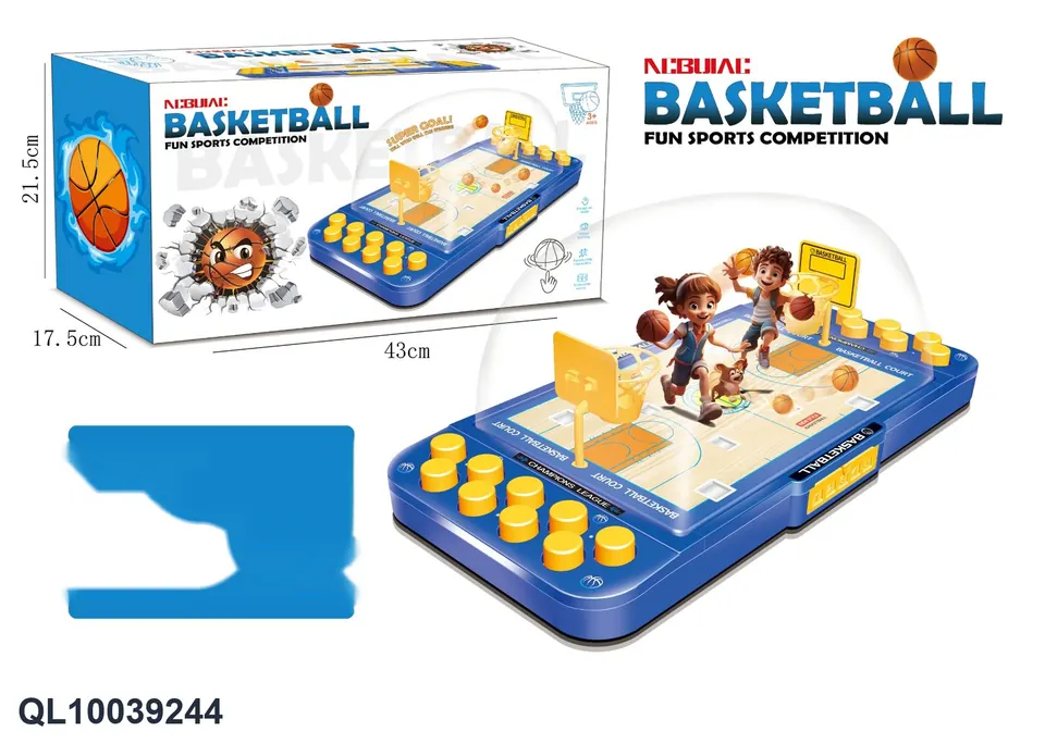 Parent-Child Interactive Desktop Multiplayer Basketball Battle Board Game Color Box wholesale from Qili Toys