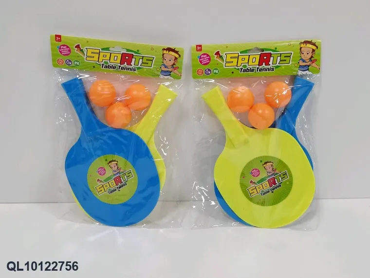 Plastic Table Tennis Paddle Set PVC Header Bag wholesale from Qili Toys