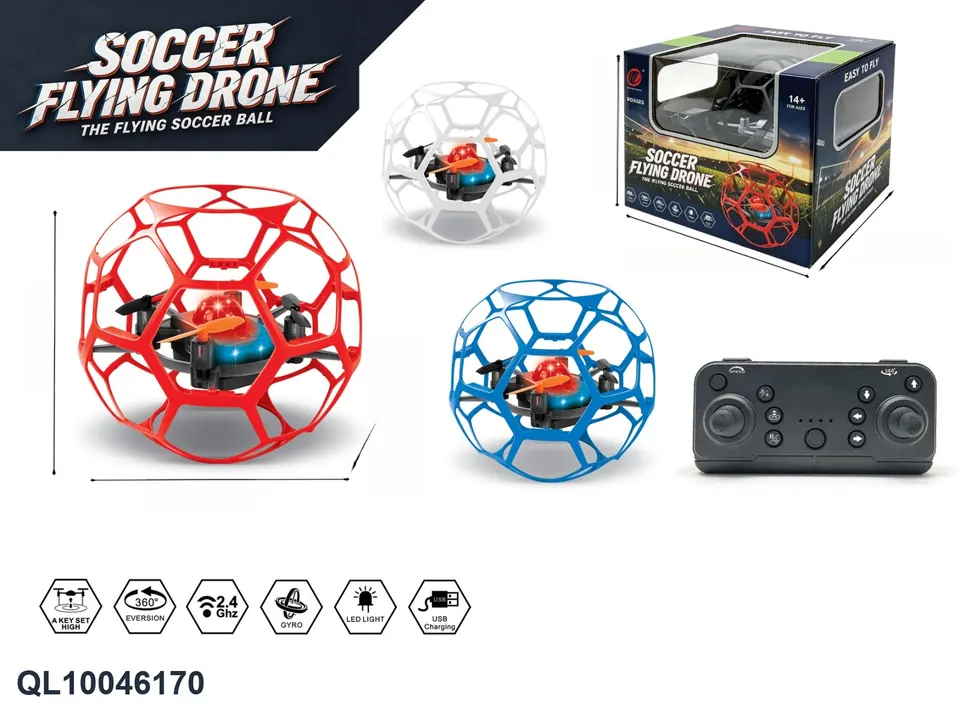 Remote Control Football Drone Color Box wholesale from Qili Toys