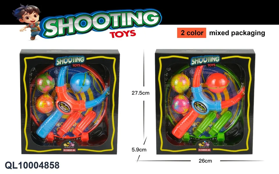 Slingshot (single style 2 colors mixed: blue, orange) Window Box wholesale from Qili Toys
