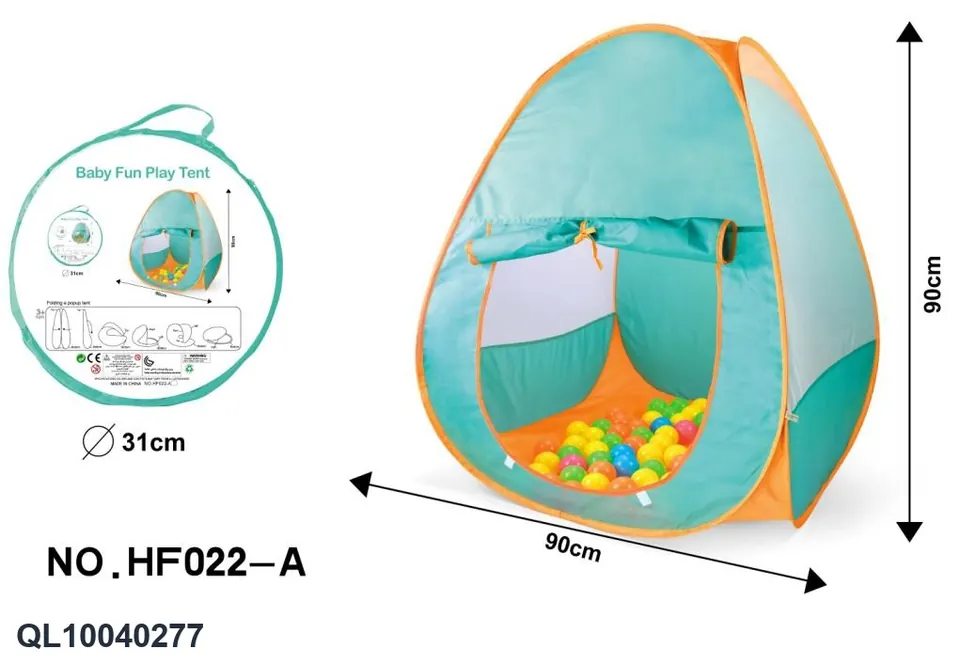 Two-Color Four-Piece Tent Zipper Bag wholesale from Qili Toys