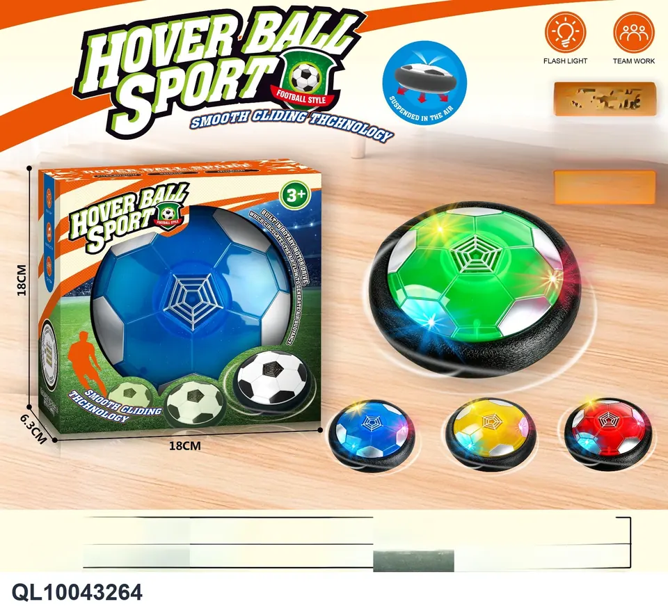 Electric Transparent Suspended Football (colorful light version) Color Box wholesale from Qili Toys