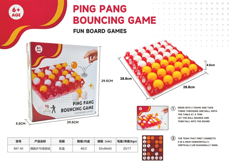 Table Tennis Color Box wholesale from Qili Toys