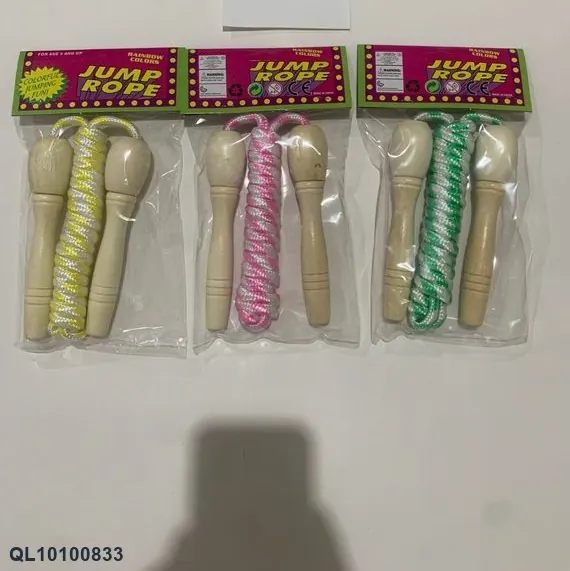 Wooden Jump Rope PVC Header Bag wholesale from Qili Toys