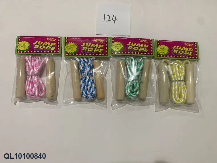 Wooden Jump Rope PVC Header Bag wholesale from Qili Toys