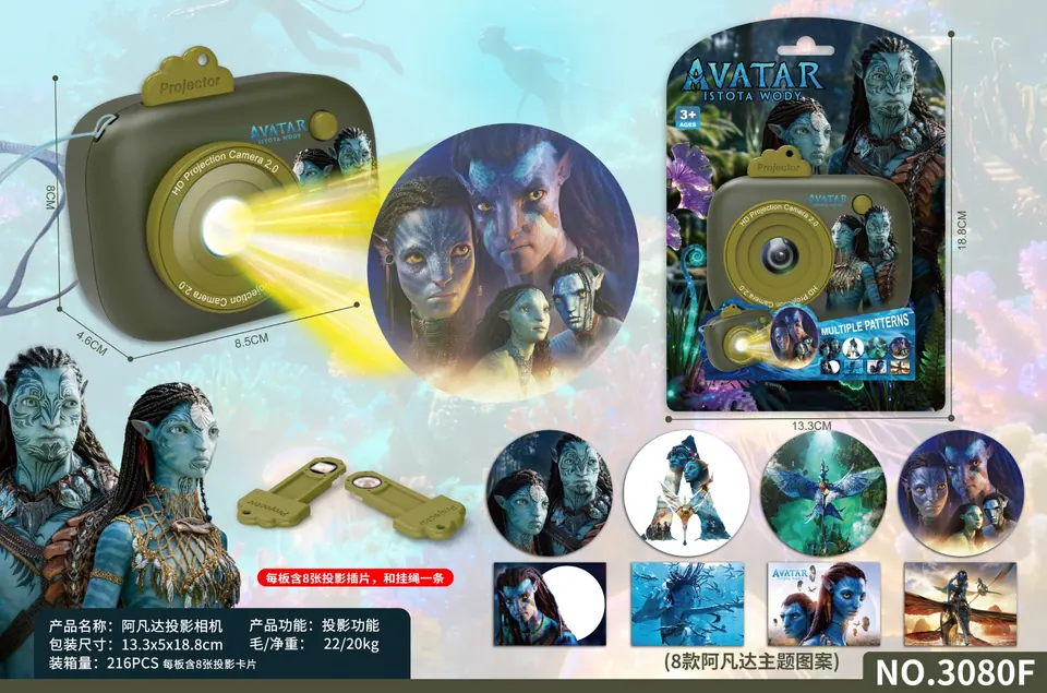 Avatar Projection Camera Card Board Insert Card wholesale from Qili Toys