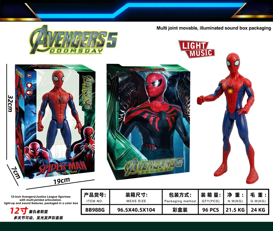 Little Red Spiderman Avenger Color Box wholesale from Qili Toys