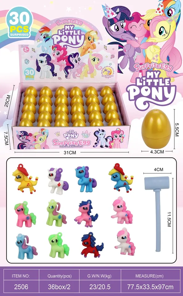 My Little Pony Smashing Golden Eggs (price for 30pcs whole box) Display Box wholesale from Qili Toys