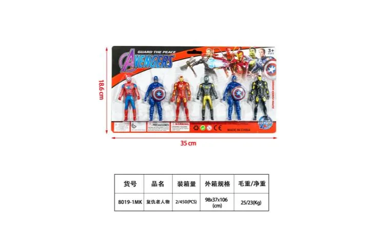 Avengers Characters Blister Board wholesale from Qili Toys