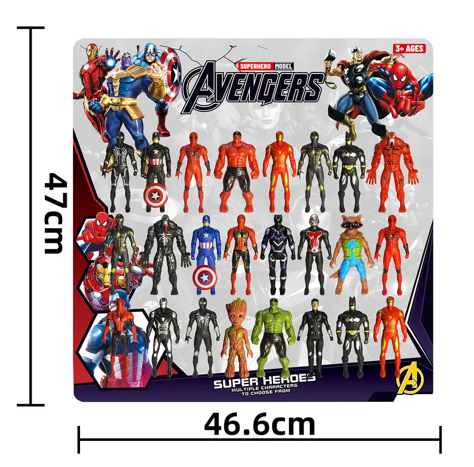 Avengers (cardboard) 24-Player Battle Set Board Mounting wholesale from Qili Toys