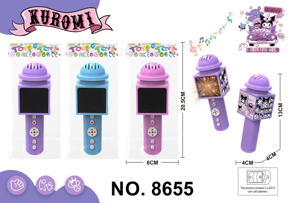 Kuromi Small Microphone OPP Bag wholesale from Qili Toys