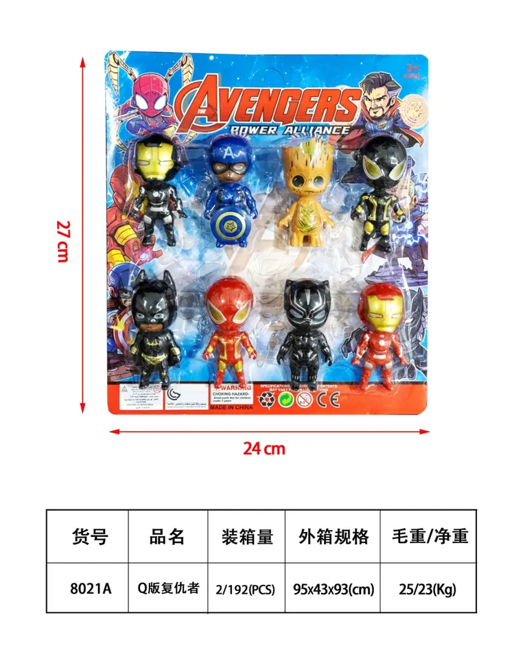 Q Version Of Avengers Blister Board wholesale from Qili Toys