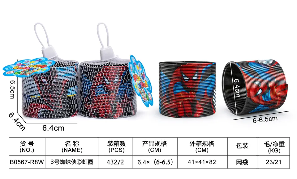 Spider-Man Rainbow Circle No. 3 Mesh Bag wholesale from Qili Toys