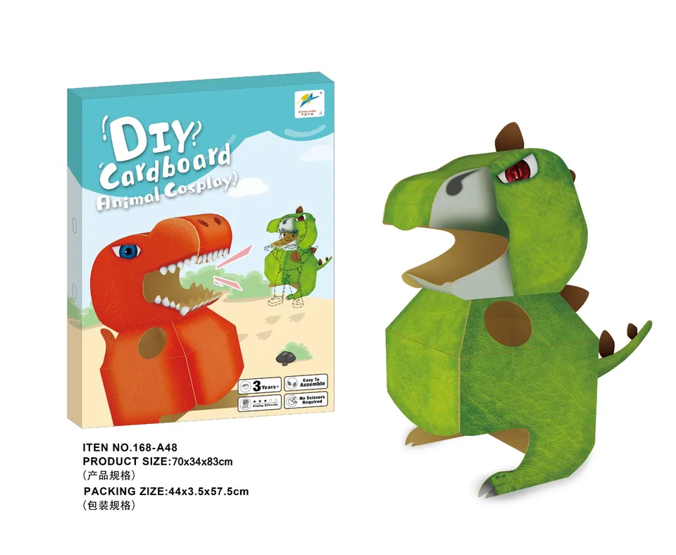 3D 3D Jigsaw Puzzle-Dinosaur Animal Figure Set 11PCS Color Box wholesale from Qili Toys