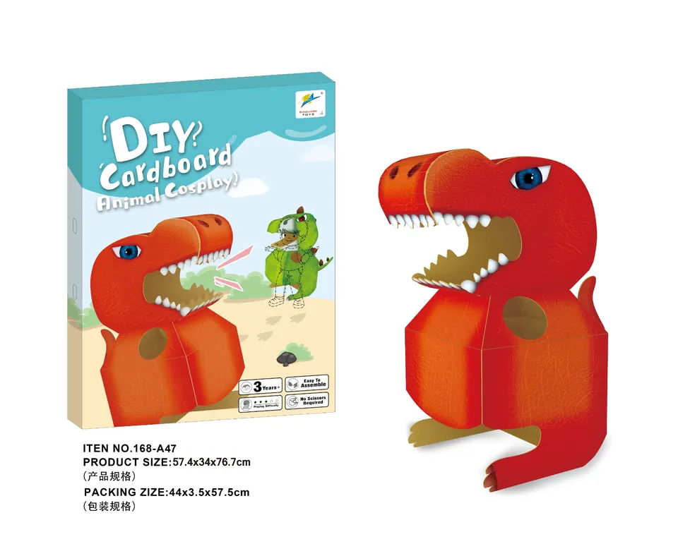 3D 3D Jigsaw Puzzle-Dinosaur Animal Figure Set 9PCS Color Box wholesale from Qili Toys