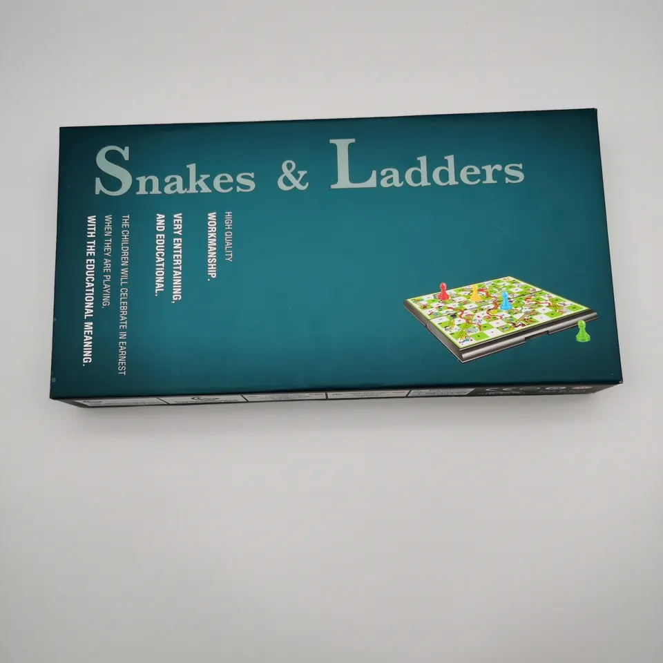 Folding Box Snakes And Ladders (no. 2) Color Box wholesale from Qili Toys