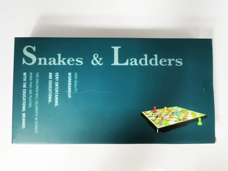 Folding Box Snakes And Ladders (no. 3) Color Box wholesale from Qili Toys