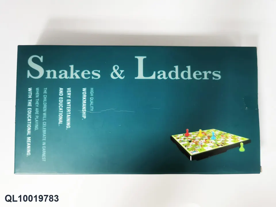 Folding Box Snakes And Ladders (no. 3) Color Box wholesale from Qili Toys