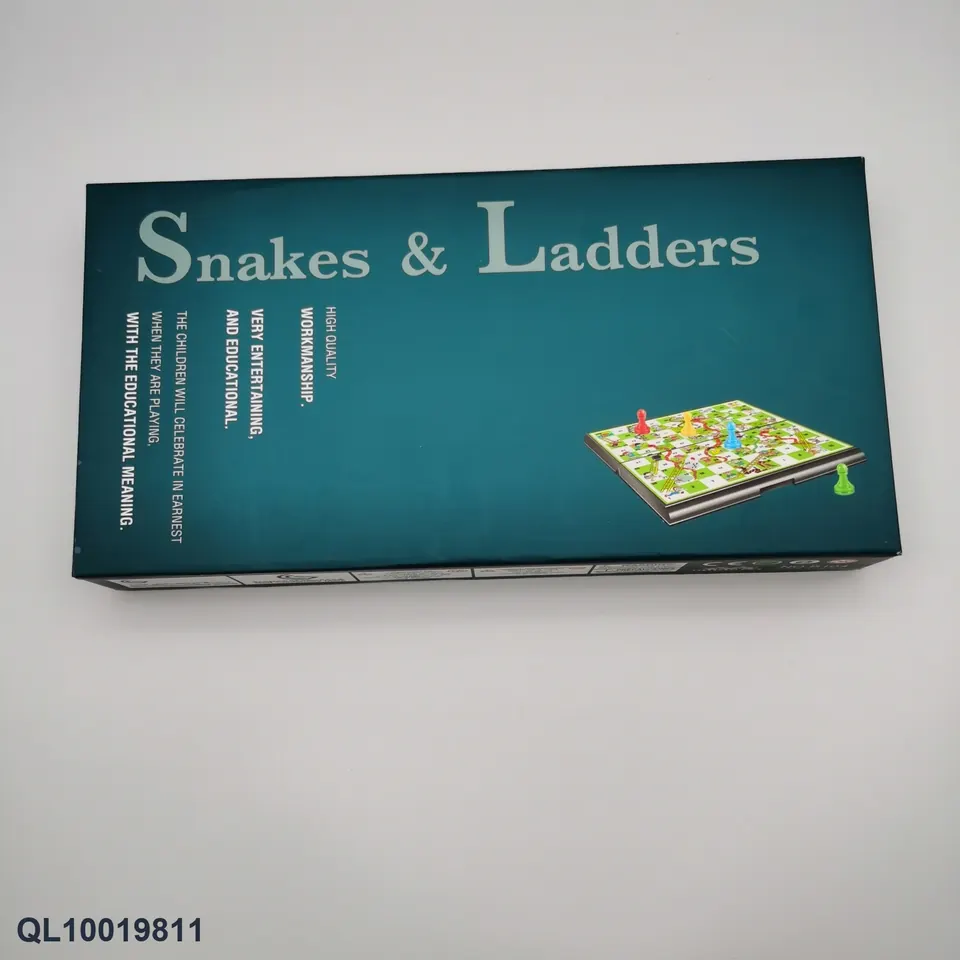 Folding Box Snakes And Ladders (no. 2) Color Box wholesale from Qili Toys
