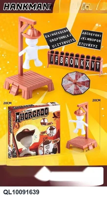 Gallows-Themed Board Game Toys Color Box wholesale from Qili Toys