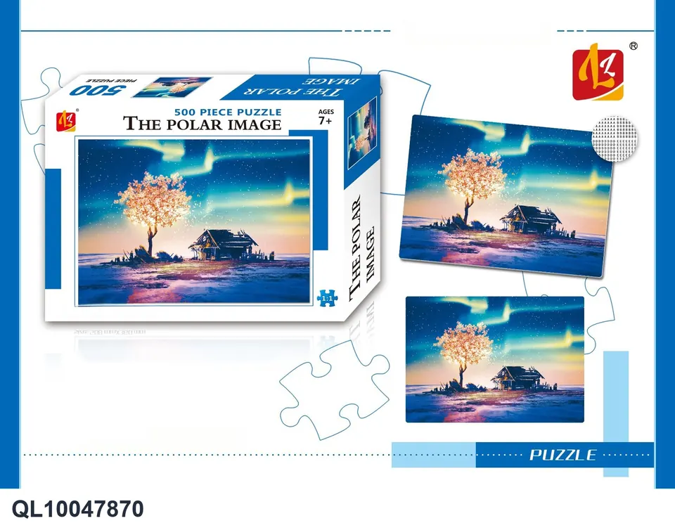 Jigsaw Polar Image Color Box wholesale from Qili Toys