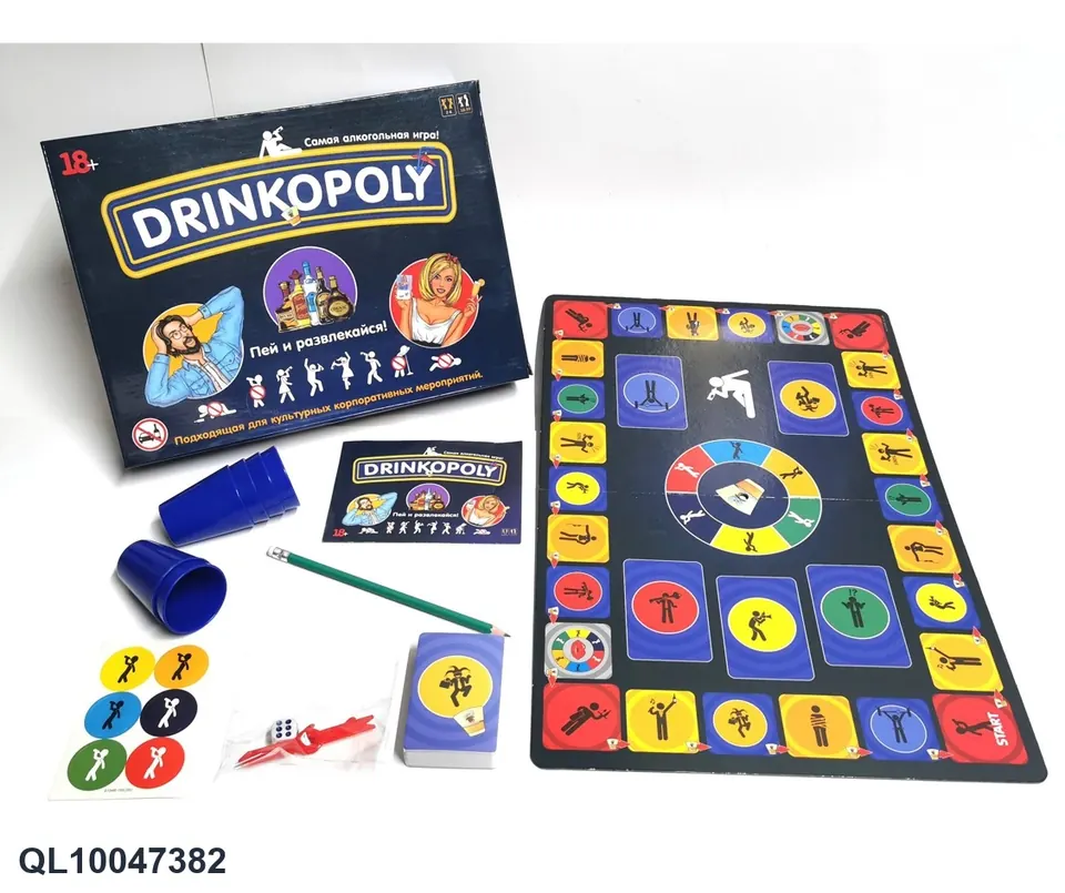 Russian DRINKOPOL Board Game Color Box wholesale from Qili Toys