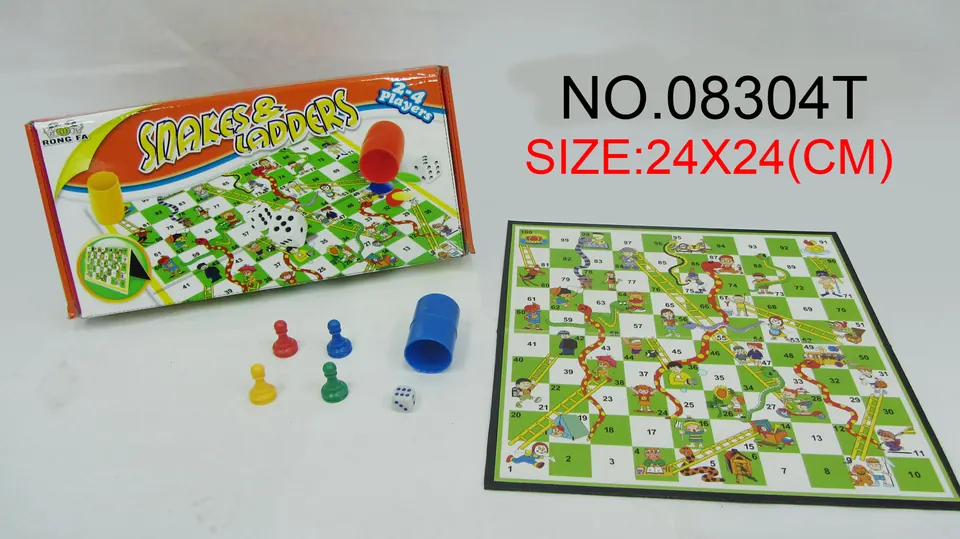 Small T Board Snake Chess [Chessboard 25*25CM] Color Box wholesale from Qili Toys