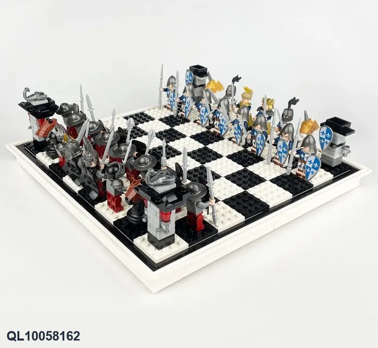 Soldiers Playing Chess In Medieval Times Color Box wholesale from Qili Toys