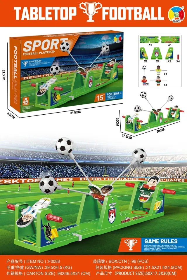 Tabletop Game Board - Volley Shot Soccer Color Box wholesale from Qili Toys
