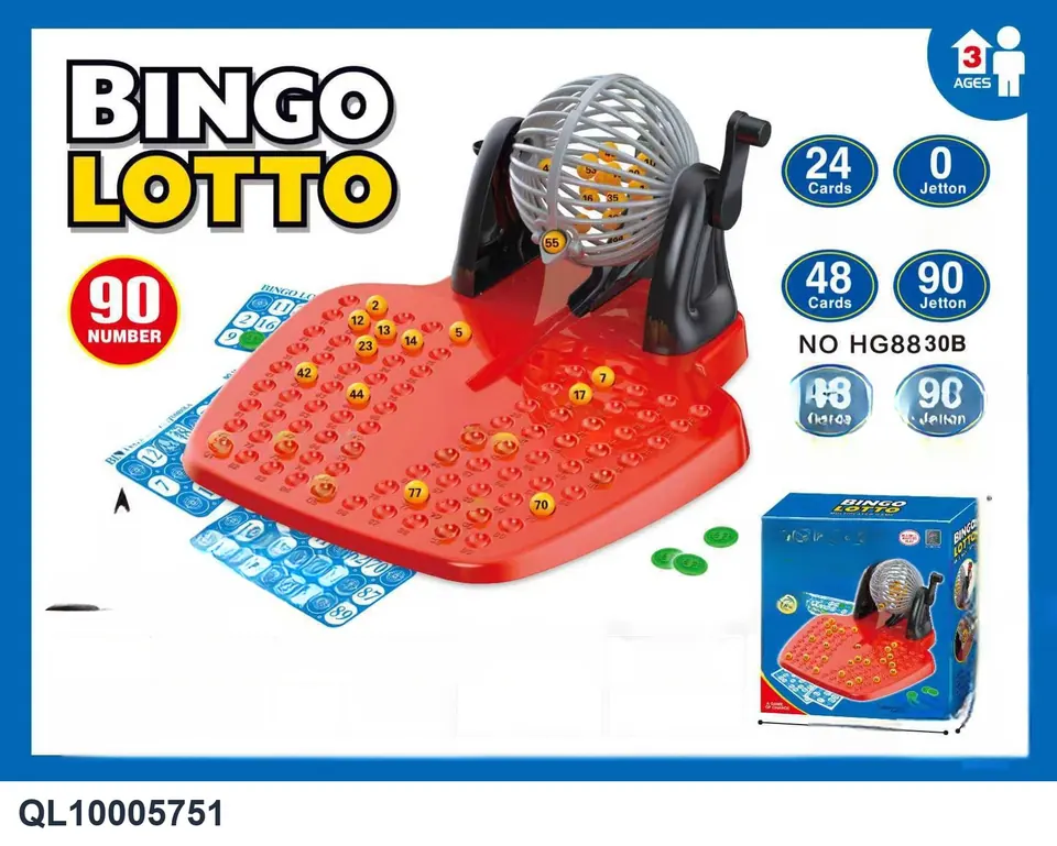 90-Number Lottery Bingo Drawing Machine Color Box wholesale from Qili Toys