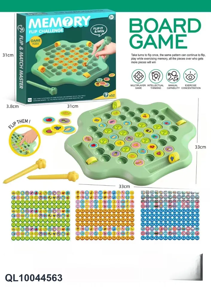 Large Flip Chess Pair Color Box wholesale from Qili Toys