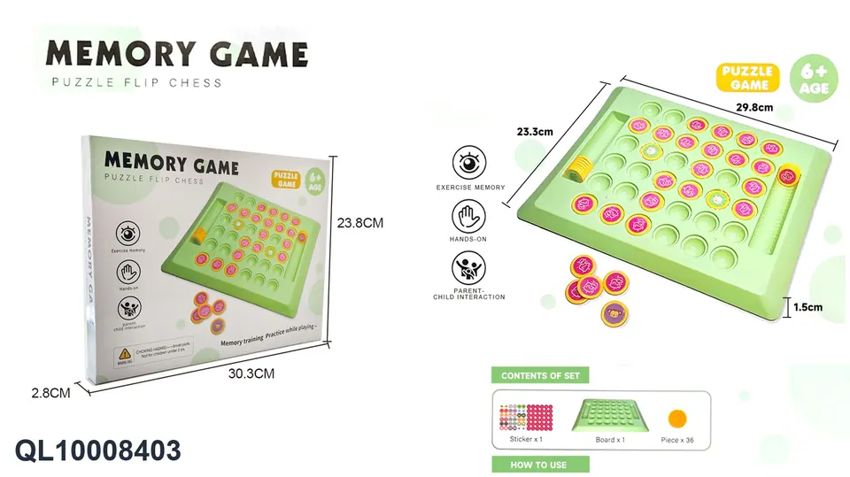 Memory Game Color Box wholesale from Qili Toys