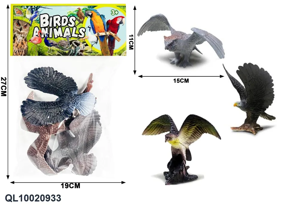 3 Birds PVC Header Bag wholesale from Qili Toys