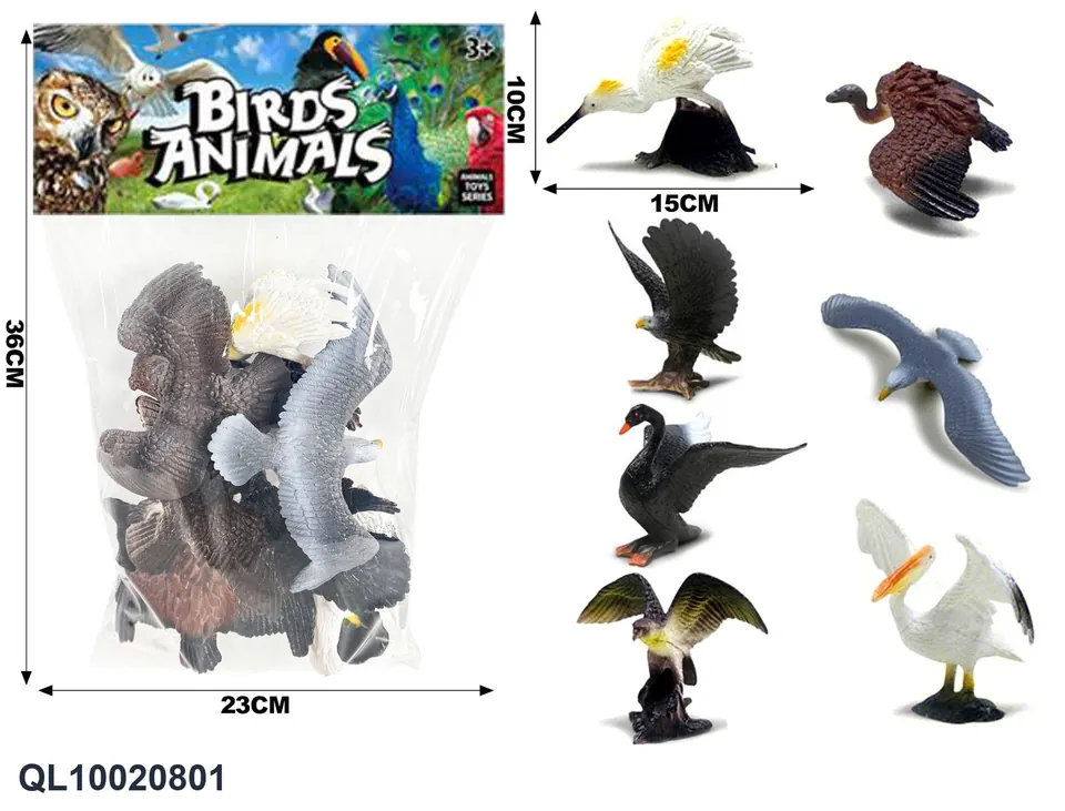 7 Birds PVC Header Bag wholesale from Qili Toys