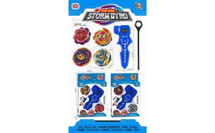 Alloy Battle Beyblade Mixed Type 2 Window Box wholesale from Qili Toys