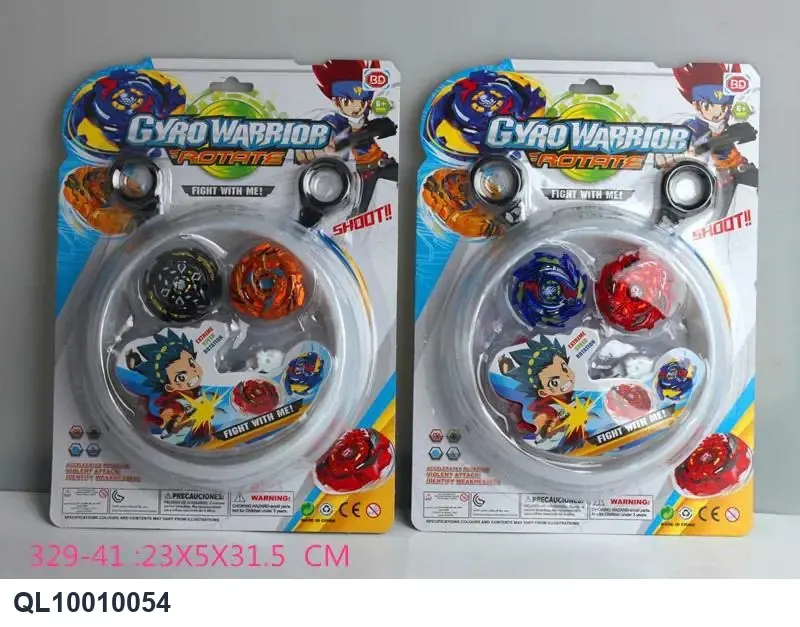 Alloy Combat Spinning Top Blister Board wholesale from Qili Toys