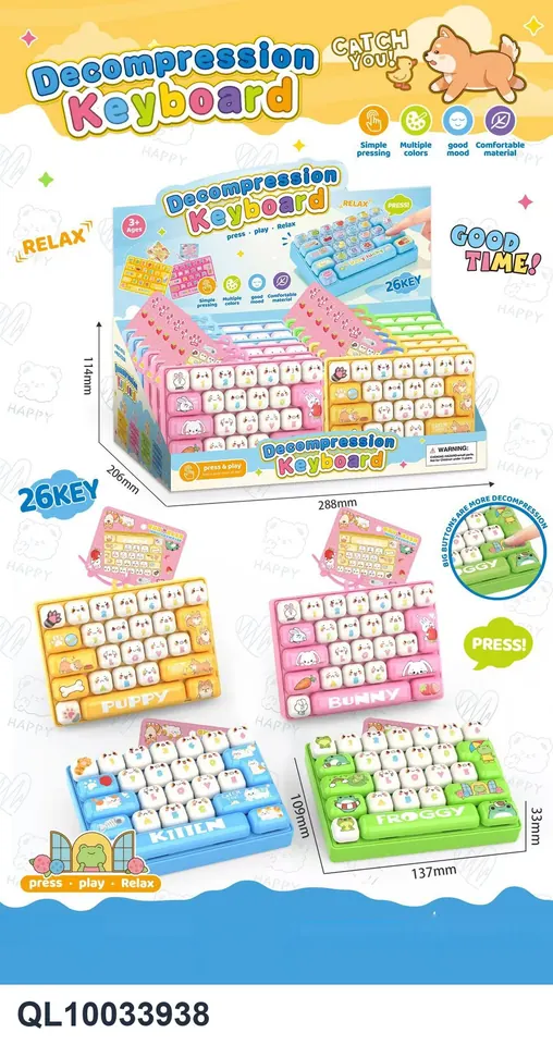 Animal Buttons Display Box wholesale from Qili Toys