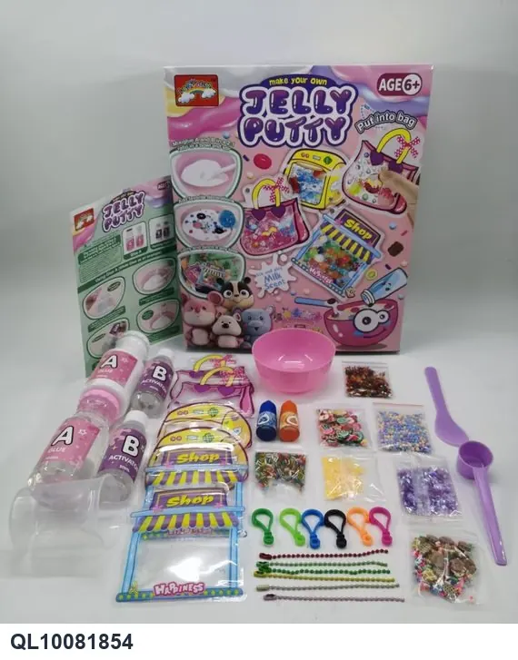 DIY Slime, Squishy Squeeze Toy, Jelly-Like Material In wholesale from Qili Toys