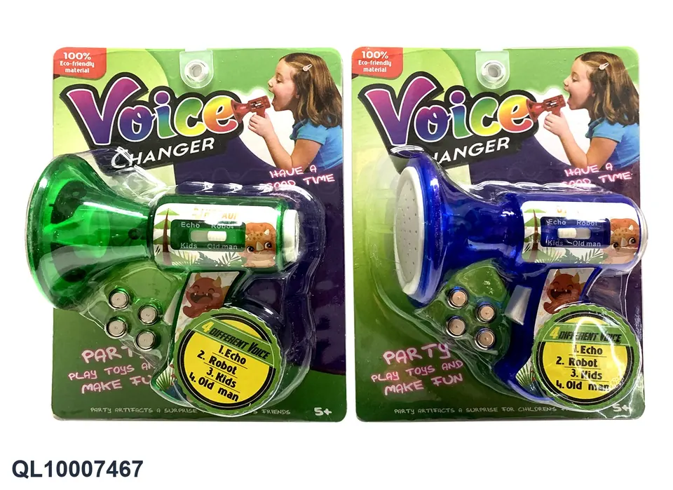 Dinosaur Voice Changing Speaker/Voice Changing Speaker 2-Color Mixed Pack (battery included) Insert Board wholesale from Qili Toys